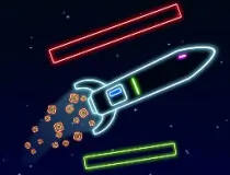 Neon Rocket Game